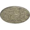 image33OD x 1 34P Versailles Ceiling Medallion Fits Canopies up to 3 14HandPainted Castle Stone Crackle