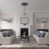 image33OD x 1 34P Versailles Ceiling Medallion Fits Canopies up to 3 14HandPainted Cloud Burst