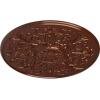 image33OD x 1 34P Versailles Ceiling Medallion Fits Canopies up to 3 14HandPainted Copper Penny