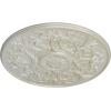 image33OD x 1 34P Versailles Ceiling Medallion Fits Canopies up to 3 14HandPainted Flash Blue