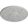 image33OD x 1 34P Versailles Ceiling Medallion Fits Canopies up to 3 14HandPainted Frost