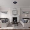 image33OD x 1 34P Versailles Ceiling Medallion Fits Canopies up to 3 14HandPainted Midnight Dream