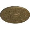 image33OD x 1 34P Versailles Ceiling Medallion Fits Canopies up to 3 14HandPainted Mississippi Mud