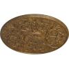 image33OD x 1 34P Versailles Ceiling Medallion Fits Canopies up to 3 14HandPainted Rubbed Bronze