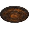 image33OD x 1 34P Versailles Ceiling Medallion Fits Canopies up to 3 14HandPainted Rust