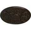 image33OD x 1 34P Versailles Ceiling Medallion Fits Canopies up to 3 14HandPainted Stone Hearth