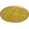 image33OD x 1 34P Versailles Ceiling Medallion Fits Canopies up to 3 14Handpainted Rich Gold
