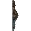 image35 78W x 22 12H x 4 38P Antonio Ceiling MedallionHandPainted Bronze Blue Patina