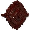 image35 78W x 22 12H x 4 38P Antonio Ceiling MedallionHandPainted Brushed Mahogany