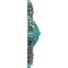 image35 78W x 22 12H x 4 38P Antonio Ceiling MedallionHandPainted Copper Green Patina