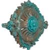 image35 78W x 22 12H x 4 38P Antonio Ceiling MedallionHandPainted Copper Green Patina
