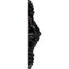 image35 78W x 22 12H x 4 38P Antonio Ceiling MedallionHandPainted Jet Black