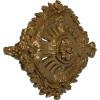 image35 78W x 22 12H x 4 38P Antonio Ceiling MedallionHandPainted Pale Gold