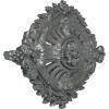 image35 78W x 22 12H x 4 38P Antonio Ceiling MedallionHandPainted Platinum