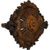 image35 78W x 22 12H x 4 38P Antonio Ceiling MedallionHandPainted Rust