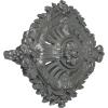 image35 78W x 22 12H x 4 38P Antonio Ceiling MedallionHandPainted Silver
