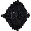 image35 78W x 22 12H x 4 38P Antonio Ceiling MedallionHandPainted Steel Gray