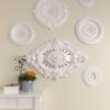 image35 78W x 22 12H x 4 38P Antonio Ceiling MedallionPrimed