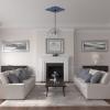 image42 34W x 28 78H x 1P Ashford Ceiling MedallionAmericana Flat Finish