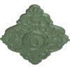 image42 34W x 28 78H x 1P Ashford Ceiling MedallionAthenian Green Flat Finish