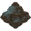 image42 34W x 28 78H x 1P Ashford Ceiling MedallionBronze Blue Patina Metallic Series