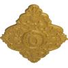 image42 34W x 28 78H x 1P Ashford Ceiling MedallionIridescent Gold Metallic Series
