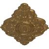 image42 34W x 28 78H x 1P Ashford Ceiling MedallionPale Gold Metallic Series