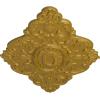 image42 34W x 28 78H x 1P Ashford Ceiling MedallionPharaohs Gold Metallic Series