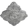 image42 34W x 28 78H x 1P Ashford Ceiling MedallionUltra Pure White Crackle Flat Finish
