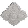 image42 34W x 28 78H x 1P Ashford Ceiling MedallionUltra Pure White Flat Finish