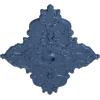 image67 14W x 43 38H x 4ID x 2P Melchor Diamond Ceiling Medallion Fits Canopies up to 4Americana Flat Finish
