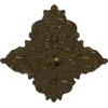 image67 14W x 43 38H x 4ID x 2P Melchor Diamond Ceiling Medallion Fits Canopies up to 4Brass Metallic Series