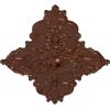 image67 14W x 43 38H x 4ID x 2P Melchor Diamond Ceiling Medallion Fits Canopies up to 4Copper Penny Metallic Series