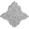 image67 14W x 43 38H x 4ID x 2P Melchor Diamond Ceiling Medallion Fits Canopies up to 4Frost Flat Finish