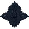 image67 14W x 43 38H x 4ID x 2P Melchor Diamond Ceiling Medallion Fits Canopies up to 4Midnight Dream Flat Finish
