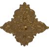 image67 14W x 43 38H x 4ID x 2P Melchor Diamond Ceiling Medallion Fits Canopies up to 4Pale Gold Metallic Series