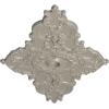 image67 14W x 43 38H x 4ID x 2P Melchor Diamond Ceiling Medallion Fits Canopies up to 4Pearl White Metallic Series