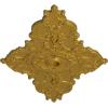 image67 14W x 43 38H x 4ID x 2P Melchor Diamond Ceiling Medallion Fits Canopies up to 4Pharaohs Gold Metallic Series