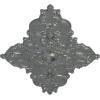image67 14W x 43 38H x 4ID x 2P Melchor Diamond Ceiling Medallion Fits Canopies up to 4Platinum Metallic Series