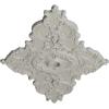 image67 14W x 43 38H x 4ID x 2P Melchor Diamond Ceiling Medallion Fits Canopies up to 4Pot of Cream Flat Finish