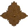 image67 14W x 43 38H x 4ID x 2P Melchor Diamond Ceiling Medallion Fits Canopies up to 4Smokey Topaz Flat Finish
