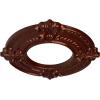 imageEkena Millwork Benson Ceiling Medallion Jet BlackAntique Copper Metallic Series
