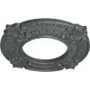 imageEkena Millwork Benson Ceiling Medallion Jet BlackAthenian Green Crackle Flat Finish