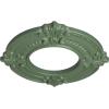 imageEkena Millwork Benson Ceiling Medallion Jet BlackAthenian Green Flat Finish