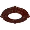imageEkena Millwork Benson Ceiling Medallion Jet BlackBrushed Mahogany Flat Finish