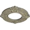 imageEkena Millwork Benson Ceiling Medallion Jet BlackCastle Stone Crackle Flat Finish
