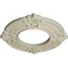 imageEkena Millwork Benson Ceiling Medallion Jet BlackClear Yellow Flat Finish