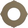 imageEkena Millwork Benson Ceiling Medallion Jet BlackClear Yellow Flat Finish