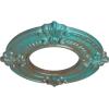 imageEkena Millwork Benson Ceiling Medallion Jet BlackCopper Green Patina Metallic Series