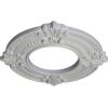 imageEkena Millwork Benson Ceiling Medallion Jet BlackFrost Flat Finish